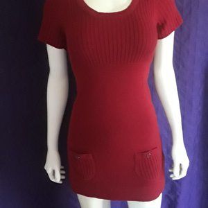 Red Sweater Dress